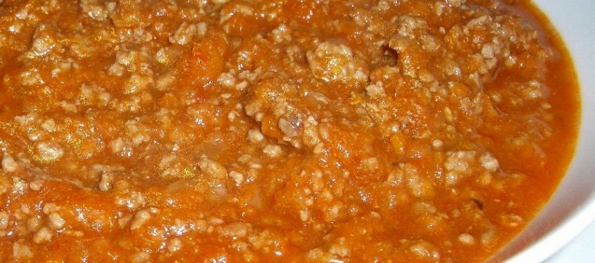 Salsa Boloñesa Casera